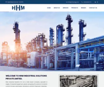 HHmengg.com(HHM Industrial Solutions Pvt Ltd) Screenshot