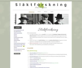 HHogman.se(Släktforskning) Screenshot