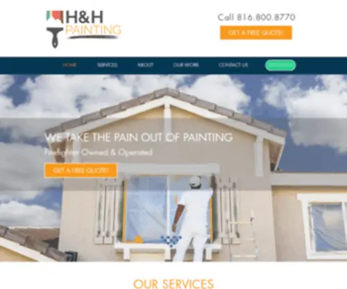 HHpaintingkc.com Screenshot