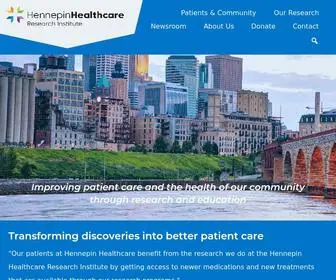 HHrinstitute.org(Hennepin Healthcare Research Institute) Screenshot