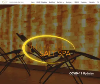 HHsaltspa.com(Holistic Halo Salt Spa) Screenshot