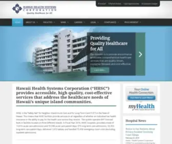 HHSC.org(Hawaii Health Systems Corporation) Screenshot