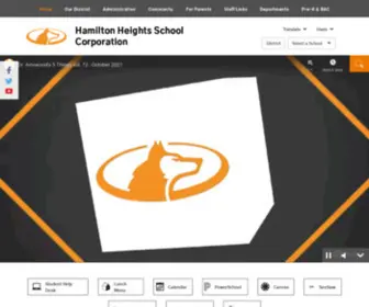 HHSchuskies.org(Hamilton Heights School Corporation) Screenshot