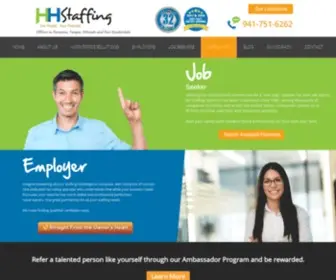 HHstaffingservices.com(HH Staffing) Screenshot