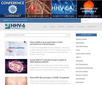 HHV-6Foundation.org(Apply for a Grant) Screenshot