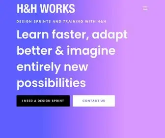 HHworks.co(Fresh perspective through design sprints) Screenshot
