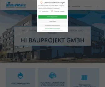 HI-Bauprojekt.de(Bau- und Infrastrukturplanungen) Screenshot