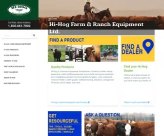 HI-Hog.com(Hi-Hog Farm & Ranch Equipment) Screenshot