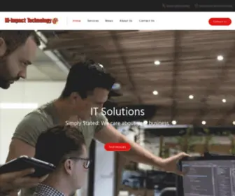 HI-Impact-Tech.com(Managed IT Services and Technology Consulting by Hi Impact Tech) Screenshot