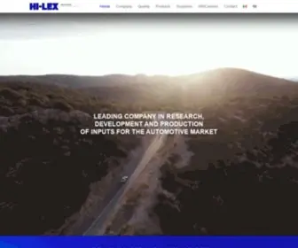 HI-Lex.com.mx(HI-LEX Mexicana) Screenshot