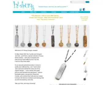 HI-Strungdesigns.com(Hi-Strung Designs Jewelry) Screenshot