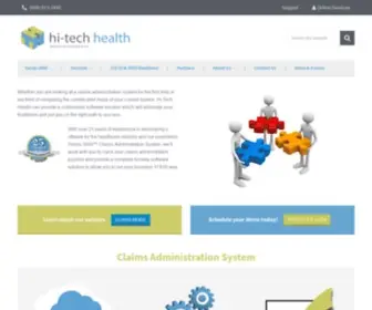 HI-Techhealth.com(Claims Processing Software & Claims Administration Software) Screenshot