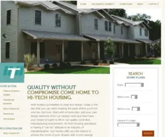 HI-Techhousing.com(Modular Home Plans) Screenshot