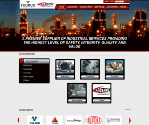 HI-Techindustrial.com(Industrial Services Company) Screenshot