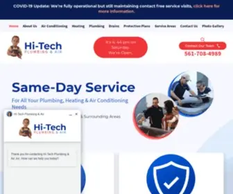 HI-Techplumbingandair.com(Hi-Tech Plumbing & Air, Inc) Screenshot