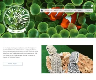 HI-Tekaquariums.com.au(Hi-Tek Aquariums) Screenshot