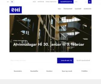 HI.is(Háskóli) Screenshot
