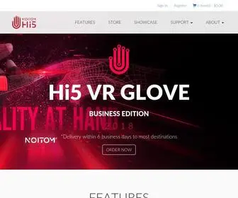 HI5VRglove.com(Hi5 VR Glove) Screenshot