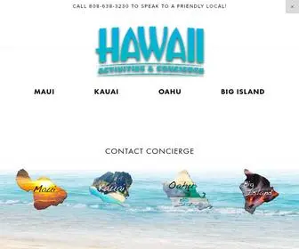 Hiaac.com(Hawaii Activities and Concierge) Screenshot
