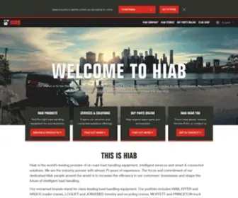 Hiab.com(Hiab) Screenshot