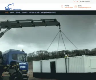 Hiabfreight.co.uk(Hiab Freight Transportation Lorry Mounted Crane Hire Haulage) Screenshot