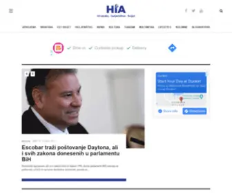 Hia.com.hr(Hrvatska Informativna Agencija) Screenshot