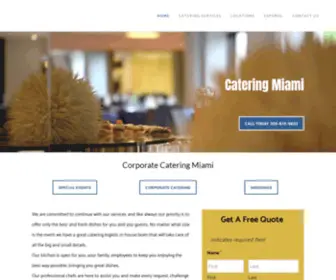 Hialeahcateringservice.com(Catering Miami) Screenshot