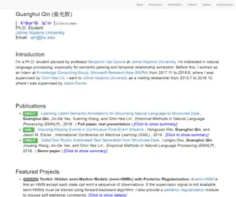 Hiaoxui.com(Guanghui Qin) Screenshot