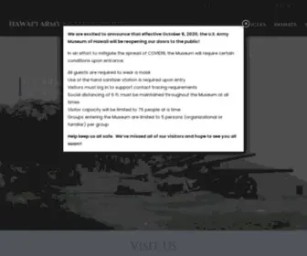 Hiarmymuseumsoc.org(Come visit the U.S. Army Museum of Hawai'i. Admission) Screenshot