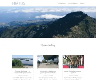 Hiatus.dk(Rejseblog) Screenshot