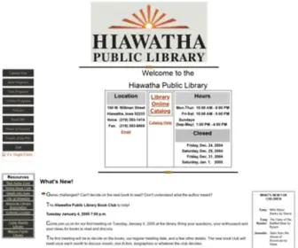 Hiawathalibrary.com(Hiawathalibrary) Screenshot