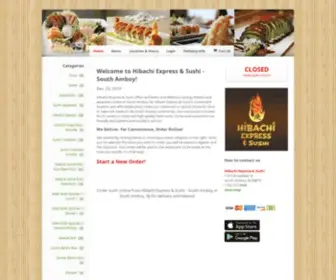 Hibachiexpressandsushi.com(Order sushi online from Hibachi Express & Sushi) Screenshot