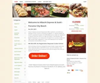 Hibachiexpresssushifl.com(Order Hibachi & Sushi online from Hibachi Express & Sushi) Screenshot