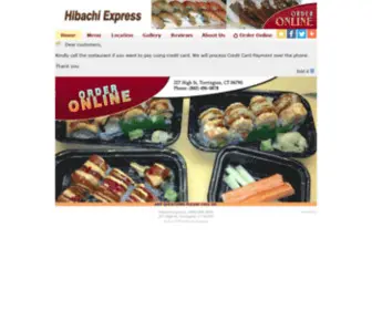 Hibachiexpresstorrington.com(Hibachi Express) Screenshot