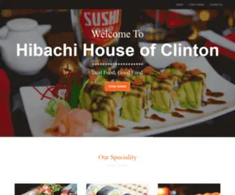 Hibachihouseofclinton.com(Hibachi House of Clinton) Screenshot