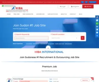 Hibainternational.com(HIBA INTERNATIONAL Jobs in Sudan) Screenshot