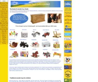 Hibba.co.uk(Wooden toy box prince george christening) Screenshot