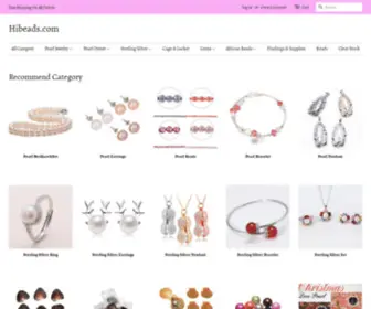 Hibeads.com(Gemstone Beads Wholesale) Screenshot