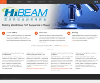 Hibeam.org(Hawaii Business and Entrepreneur Acceleration Mentors) Screenshot