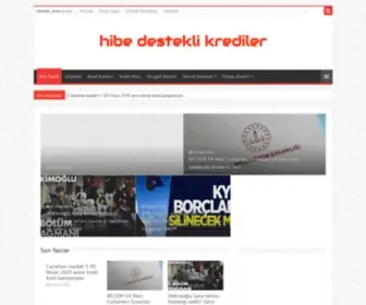 Hibedesteklikrediler.com(Haber Yunus) Screenshot