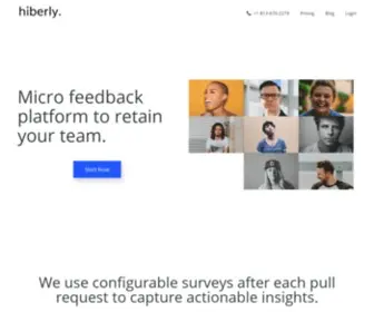 Hiberly.com(Platform to reduce tech debt) Screenshot