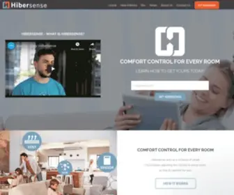 Hibersense.com(Hibersense is Comfort in Every Room) Screenshot