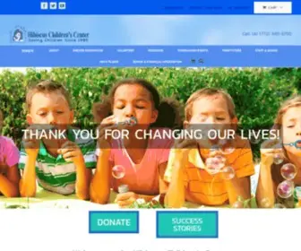 Hibiscuschildrenscenter.org(Saving Children Since 1985) Screenshot