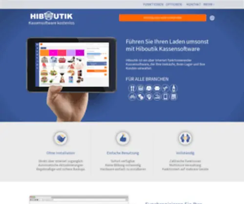 Hiboutik.de(Kostenlose Kassensoftware) Screenshot