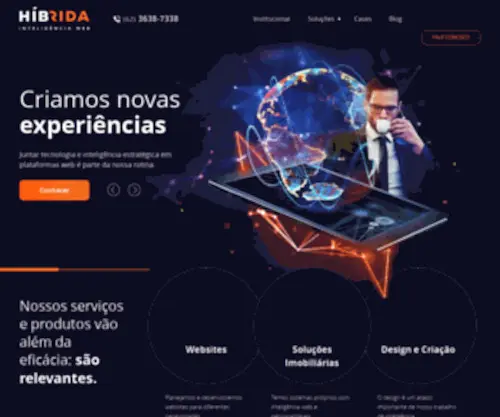 Hibridaweb.com.br(Híbrida Inteligência Web) Screenshot