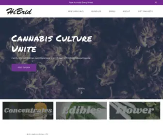 Hibridco.com(Massachusetts Cannabis Dispensary) Screenshot