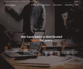 Hicaliber.com.au(Software and Website Developers Australia) Screenshot