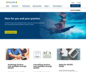 Hicaps.com.au(Home) Screenshot