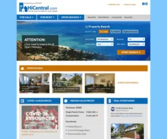 Hicentral.com(Honolulu Board of REALTORS®) Screenshot