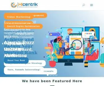 Hicentrik.com(The Best 360 Digital Marketing Company In India) Screenshot